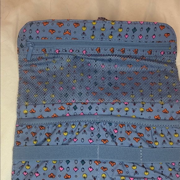 NWT Vera Bradley Multicolor Paisley Hanging Travel Makeup Bag - Picture 8 of 14